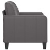 Fauteuil Gris 60 cm Similicuir 629624629624