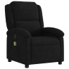 Fauteuil de massage inclinable noir velours 629625629625