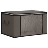 Boîte de rangement avec fenêtre latérale transparente Gris 629626629626