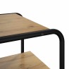 Table console Chêne artisanal 60 x 41 x 75 cm Bois d'ingénierie 629631629631