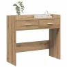 Table console Chêne artisanal 90 x 35 x 80 cm Bois d'ingénierie 629632629632