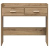 Table console Chêne artisanal 90 x 35 x 80 cm Bois d'ingénierie 629632629632