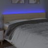 Tête de lit à LED Crème 180x5x78/88 cm Tissu 629633629633