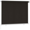 Store roulant d'extérieur 185 (l) x 140 (H) cm marron HDPE 629638629638