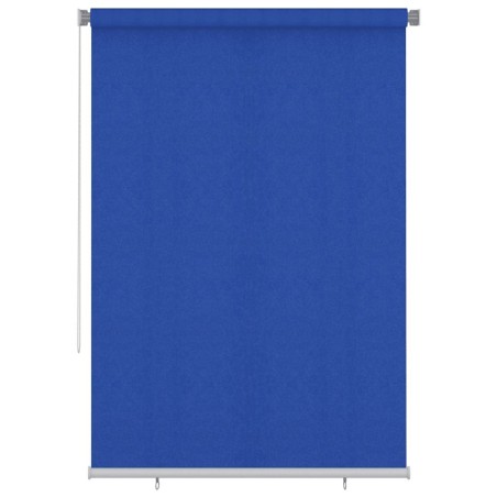 Store roulant d'extérieur 165 (l) x 230 (H) cm bleu HDPE 629639629639