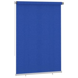 Store roulant d'extérieur 165 (l) x 230 (H) cm bleu HDPE 629639629639