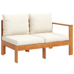 Salon de jardin avec coussins 4 pcs bois d'acacia massif 629641629641