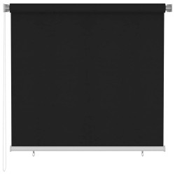 Store roulant d'extérieur 165 (l) x 140 (H) cm noir 629644629644