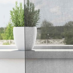 Rideaux en voile à œillets 2 pcs gris foncé 629646629646