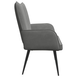Sofa 2 places Gris foncé 115 x 61 x 87 cm Velours (V) 629650629650