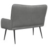 Sofa 2 places Gris foncé 115 x 61 x 87 cm Velours (V) 629650629650