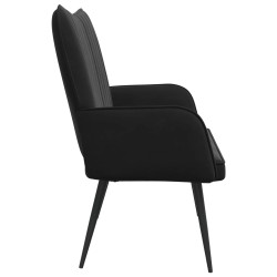 Sofa 2 places Noir 115 x 61 x 87 cm Velours (V) 629651629651