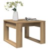 Table d'appoint chêne artisanal 50x50x35 cm bois d'ingénierie 629656629656