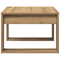 Table d'appoint chêne artisanal 50x50x35 cm bois d'ingénierie 629656629656