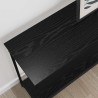 Table console Chêne noir 101 x 30.5 x 75 cm Bois d'ingénierie 629658629658