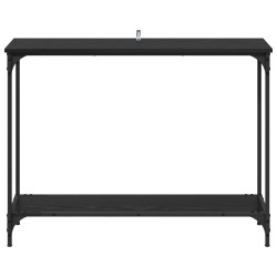 Table console Chêne noir 101 x 30.5 x 75 cm Bois d'ingénierie 629658629658