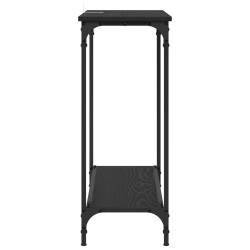 Table console Chêne noir 101 x 30.5 x 75 cm Bois d'ingénierie 629658629658