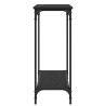 Table console Chêne noir 101 x 30.5 x 75 cm Bois d'ingénierie 629658629658
