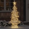 Sapin de Noël avec 160 LED Blanc chaud 151 cm PET 629668629668