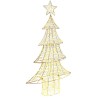 Sapin de Noël avec 160 LED Blanc chaud 151 cm PET 629668629668