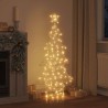 Sapin de Noël avec 160 LED Blanc chaud 151 cm PET 629668629668