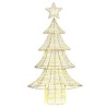 Sapin de Noël avec 160 LED Blanc chaud 151 cm PET 629668629668