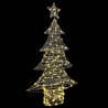 Sapin de Noël avec 160 LED Blanc chaud 151 cm PET 629668629668