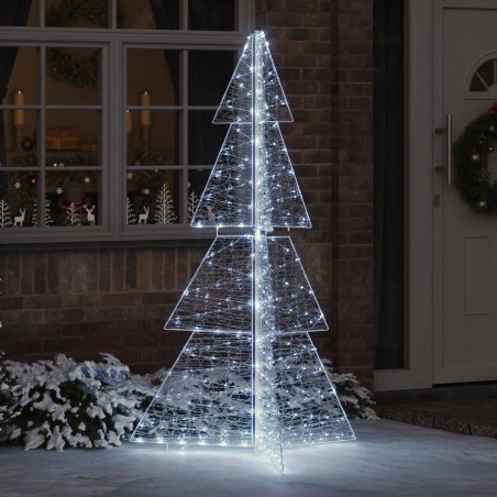 Sapin de Noël avec 240 LED Blanc Froid 180 cm Acrylique 629674629674