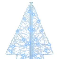 Sapin de Noël avec 240 LED Blanc Froid 180 cm Acrylique 629674629674
