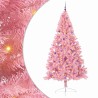 Sapin de Noël artificiel pré-éclairé Rose 240 cm PVC 629677629677