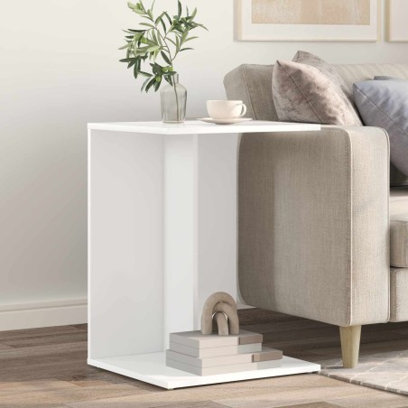 Table d'appoint Blanc 45 x 40 x 62,5 cm Bois d'ingénierie 629678629678
