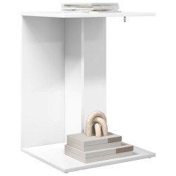Table d'appoint Blanc 45 x 40 x 62,5 cm Bois d'ingénierie 629678629678