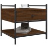 Table basse chêne marron 50x50x50 cm bois d'ingénierie 629683629683