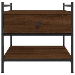 Table basse chêne marron 50x50x50 cm bois d'ingénierie 629683629683