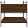 Table basse chêne marron 50x50x50 cm bois d'ingénierie 629683629683
