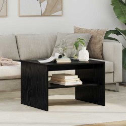 Table basse Chêne noir 60 x 50 x 40 cm Bois d'ingénierie 629684629684