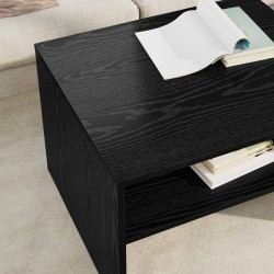 Table basse Chêne noir 60 x 50 x 40 cm Bois d'ingénierie 629684629684