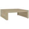 Table basse Chêne sonoma 100x100x35 cm Bois d'ingénierie 629685629685