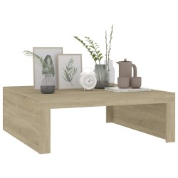 Table basse Chêne sonoma 100x100x35 cm Bois d'ingénierie 629685629685