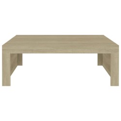 Table basse Chêne sonoma 100x100x35 cm Bois d'ingénierie 629685629685