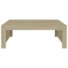 Table basse Chêne sonoma 100x100x35 cm Bois d'ingénierie 629685629685