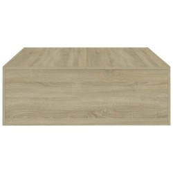 Table basse Chêne sonoma 100x100x35 cm Bois d'ingénierie 629685629685