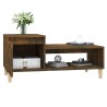 Table basse Chêne fumé 100x50x45 cm Bois d'ingénierie 629690629690