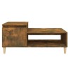 Table basse Chêne fumé 100x50x45 cm Bois d'ingénierie 629690629690