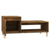 Table basse Chêne fumé 100x50x45 cm Bois d'ingénierie 629690629690