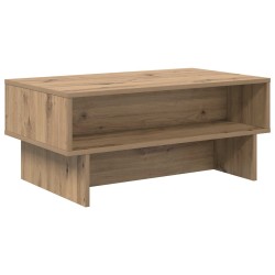 Table basse Chêne artisanal 80 x 46 x 35 cm Bois d'ingénierie 629691629691