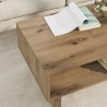 Table basse Chêne artisanal 80 x 46 x 35 cm Bois d'ingénierie 629691629691