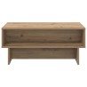 Table basse Chêne artisanal 80 x 46 x 35 cm Bois d'ingénierie 629691629691