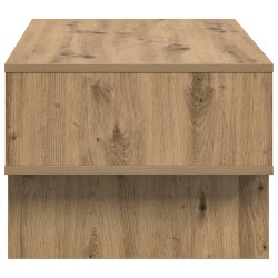 Table basse Chêne artisanal 80 x 46 x 35 cm Bois d'ingénierie 629691629691