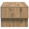 Table basse Chêne artisanal 80 x 46 x 35 cm Bois d'ingénierie 629691629691